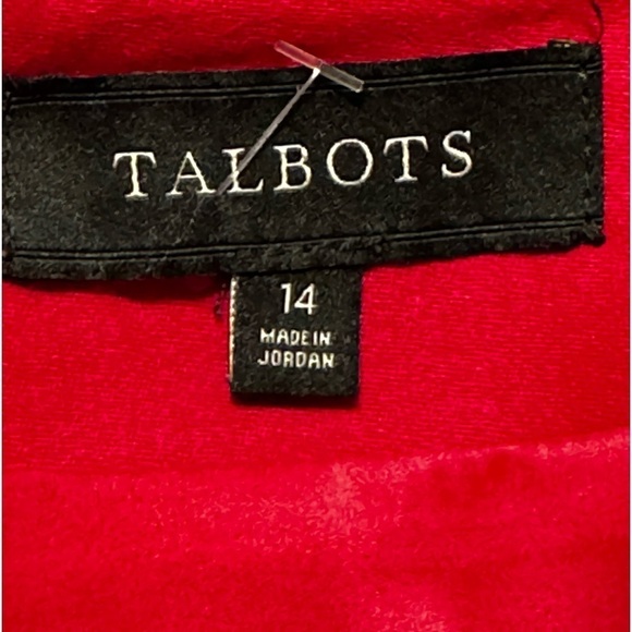 Talbots Pink Wool Mini Skirt Size 14 - Picture 4 of 5